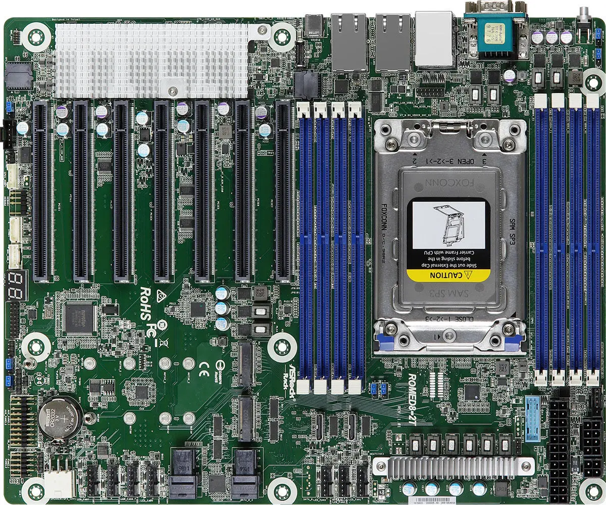 Suitable For Original ASRock R - Dual Socket Sp3 Epyc Motherboard review and price