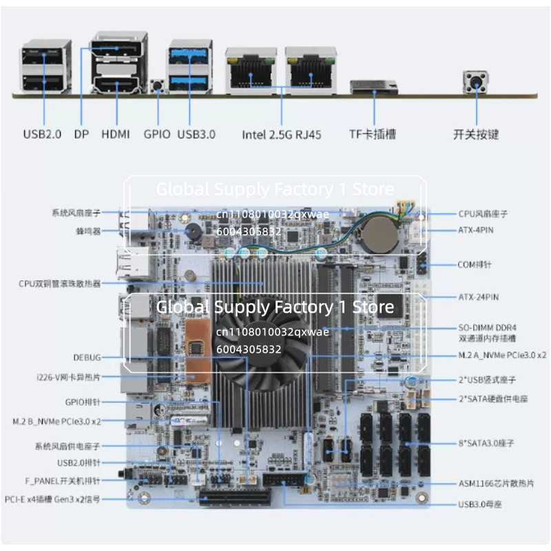 NAS Motherboard Mini ITX M11 w - Mini Itx Dual 2.5G Nas Motherboard review and price