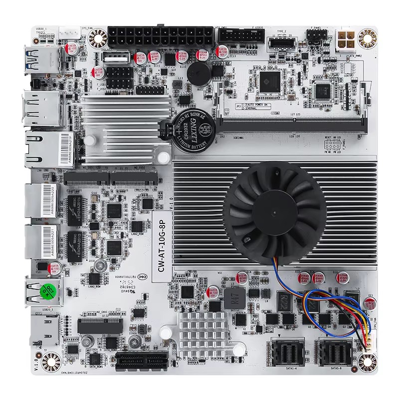 8-Bay NAS Mini ITX Motherboard - Mini Itx Dual 2.5G Nas Motherboard review and price