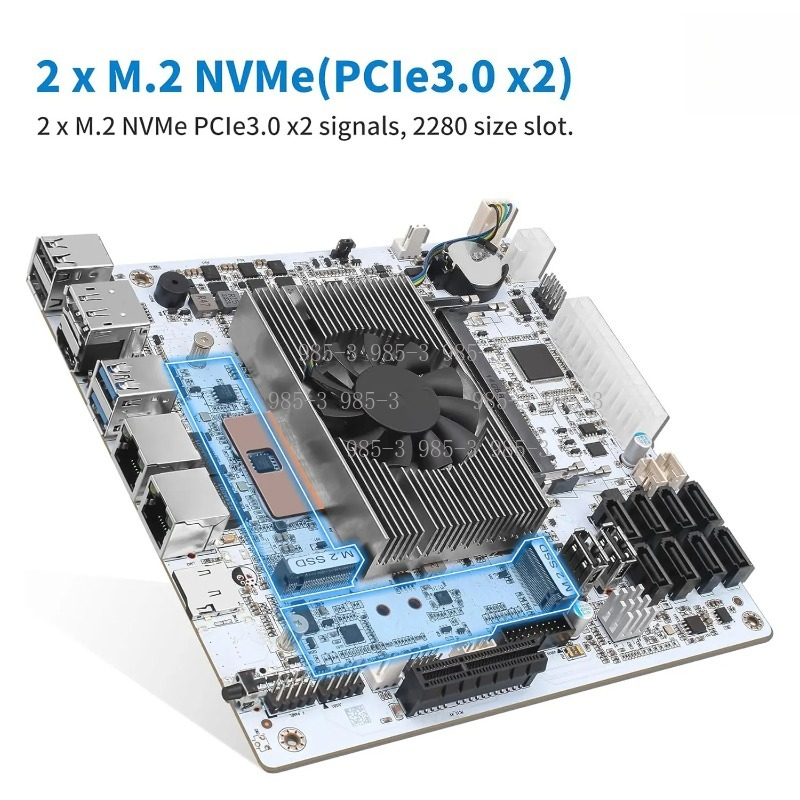 White Mini‑ITX M11 NAS Motherb - Mini Itx Dual 2.5G Nas Motherboard review and price