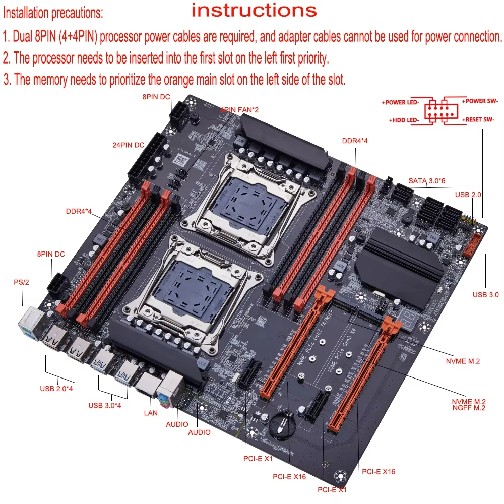X99 Dual CPU SOYO Gaming Mothe - Dual Lga2011-3 Server Motherboard Combo review and price